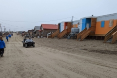 Nunavut, King William Island -  Gjoa Haven  - Invasion of the  blue coats