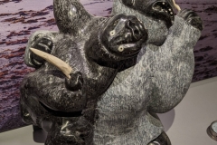 Nunavut, King William Island - Gjoa Haven - Nattilik Heritage Centre, sculpture