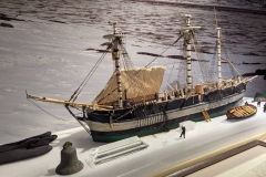 Nunavut, King William Island - Gjoa Haven - Nattilik Heritage Centre, model of  Franklin’s  ship