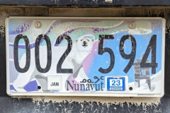 Nunavut, King William Island - Gjoa Haven - Nunavut License Plate