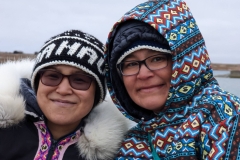 Nunavut, King William Island - Gjoa Haven - Inuit ladies, Clarissa & Eileen