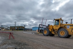 Nunavut, Kugluktuk (Coppermine) - Heavy equipment