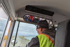 Nunavut, Kugluktuk - Our bus driver to Airport