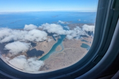 Nunavut, Kugluktuk (Coppermine) - Ocean Endeavour waiting for next group of passengers