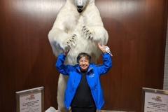 Northwest Territories (NT), Yellowknife - Explorer Hotel - Polar Bear Display & Geri