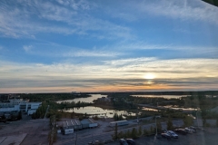 Northwest Territories (NT), Yellowknife - View from my window @ The Explorer Hotel