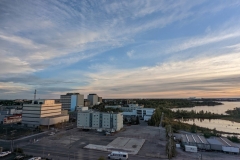 Northwest Territories (NT), Yellowknife - View from my window @ The Explorer Hotel