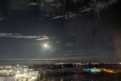 Northwest Territories (NT), Yellowknife - View from my window @ The Explorer Hotel