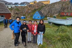 Greenland, Sisimiut - 4 Local girls - Geri
