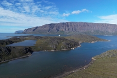 Drone - Ocean Endeavour & Disko  Bay - Zodiac landing  by red Kayaks