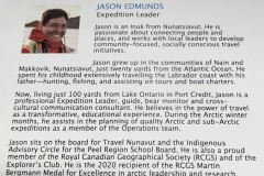 Adventure Canada Staff - Jason Edmunds