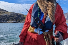 Greenland, Disko Bay - Disco Zodiac driver, Brittany ( Program Director