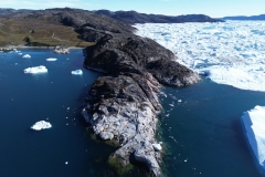 Drone - Greenland, IIulissat, Sermeq Kujalleq Glacier - Ice Fields