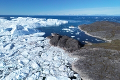 Drone - Greenland, IIulissat, Sermeq Kujalleq Glacier  & Icefields