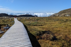 Greenland, IIulissat, Sermeq Kujalleq Glacier -  Boardwalk to Icefields