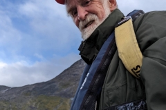 Greenland, Kangerlussuatsiaq - Zodiac driver, Callum Thomson (Archaeologist)