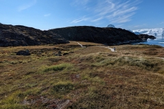 Greenland, IIalissat - Sermeq Kujalleq Glacier & Icefields - Return  on  boardwalk