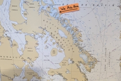 Map Showing Ship’s Location