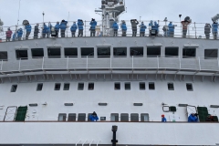 Canada, Nunavut - Baffin Island, Icy Arm Fjord — Ocean Endeavour - Invasion of the camera people