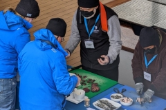 Ocean Endeavour - Inuit food Sampling - John Houston & Aka