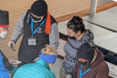 Ocean Endeavour - Inuit food Sampling, John Houston, Sheila & Aka