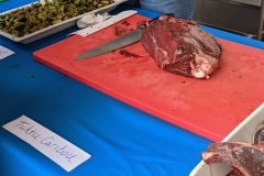 Ocean Endeavour - Inuit food Sampling - Tuktu, Caribou