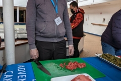 Ocean Endeavour -  Inuit food Sampling -  Musk ox -  Brian