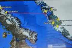 Map of next leg of trip
