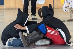 Nunavut, Pond Inlet - Community Centre - Boys wrestling