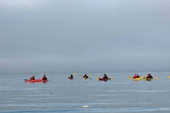Nunavut, Devon Island - Lancaster Sound, Croker Bay - Ship Kayaks