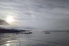 Nunavut, Devon Island - Lancaster Sound, Croker Bay - Fog
