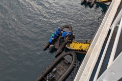 Nunavut, Devon Island - Lancaster Sound, Dundas Harbour - Zodiacs