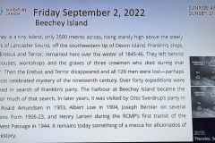 Info for Friday, Sept. 2, Beechey Island