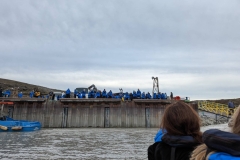 Greenland, Kangerlussuaq -  Pier to Zodiacs