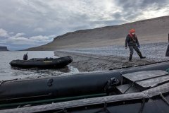 Nunavut, Beechey Island - Zodiacs