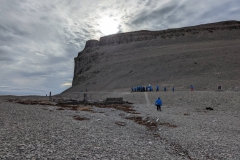 Nunavut, Beechey Island - Northumberland House  - Slippery Slope Of Shale