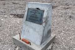 Nunavut, Beechey Island - Northumberland House - Monument  to Desmond Henry Fogg