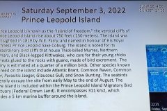Info for Saturday Sept. 3, Prince Leopold Island