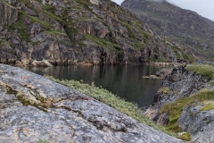 Greenland, Assaqutaq - Suspension bridge