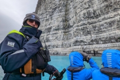Nunavut, Port Leopold Island, Prince Regent Inlet - Migratory Bird Sanctuary - Zodiac driver, Chris Scerri