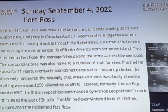 Info on Sept 4th Fort Ross