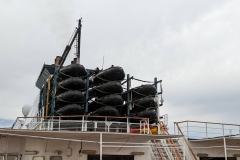Ocean Endeavour - Zodiac storage