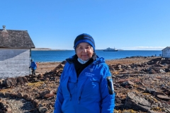 Nunavut, Somerset Island, Hudson Bay Co., Fort Ross - Manager’s House, Ocean Endeavour - Geri