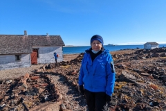 Nunavut, Somerset Island, Hudson Bay Co., Fort Ross - Manager’s House, Ocean Endeavour - Geri