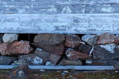 Nunavut, Somerset Island - HBC, Fort Ross - Store - Hole for  a hiding polar bear