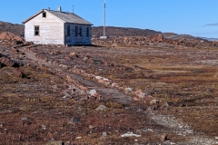 Nunavut, Somerset Island - HBC, Fort Ross - Looking back @ Manager’s House