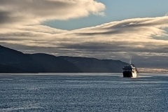 Nunavut, Bellot Strait - Zeinith Point - Tide takes Ship thru channel, can’t stop